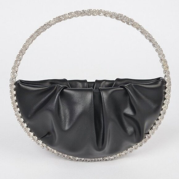 Round Stone Handle Clutch - Picture 3 of 5